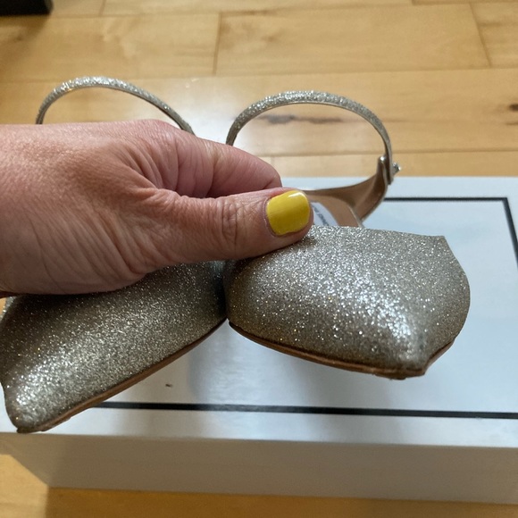 Tabitha Simmons gold dress mule - Picture 5 of 8